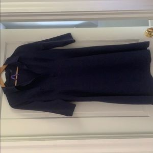 Navy blue maternity dress